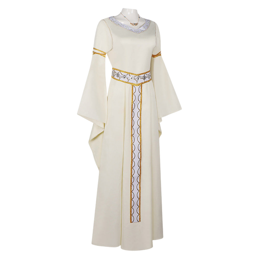 Éowyn weiß Robe The Lord of the Rings Eowyn Cosplay Kostüm Set