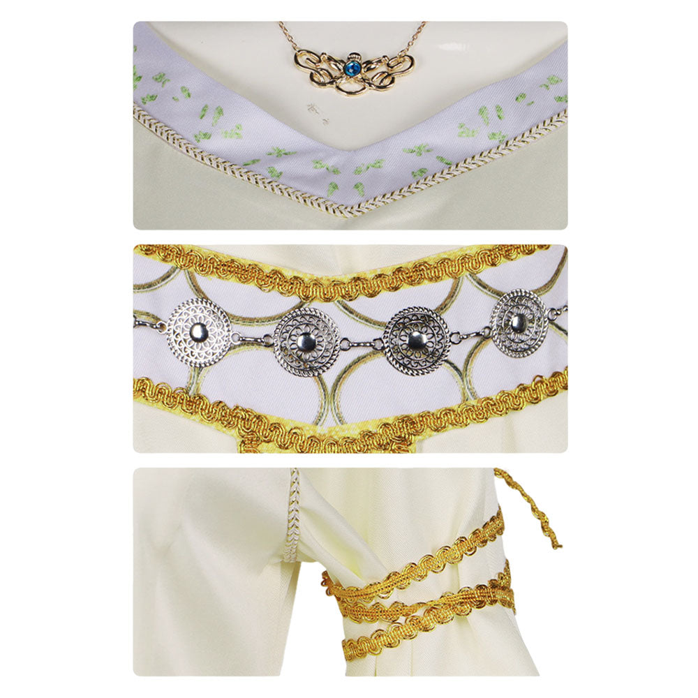 Éowyn weiß Robe The Lord of the Rings Eowyn Cosplay Kostüm Set