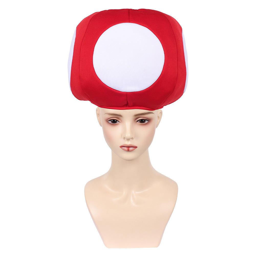 Erwachsene Der Super Mario Bros. Toad KINOPIO rot Hut Cosplay Zubehör