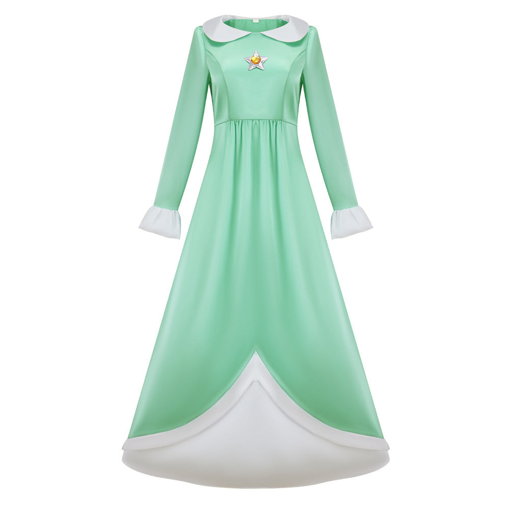 Erwachsene Prinzessin Rosalina Kleid Cosplay Kostüm