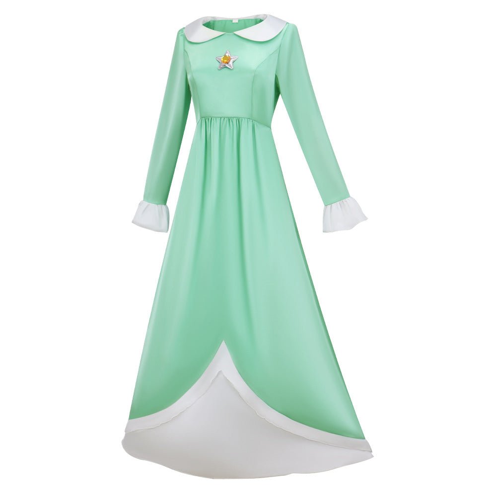 Erwachsene Prinzessin Rosalina Kleid Cosplay Kostüm