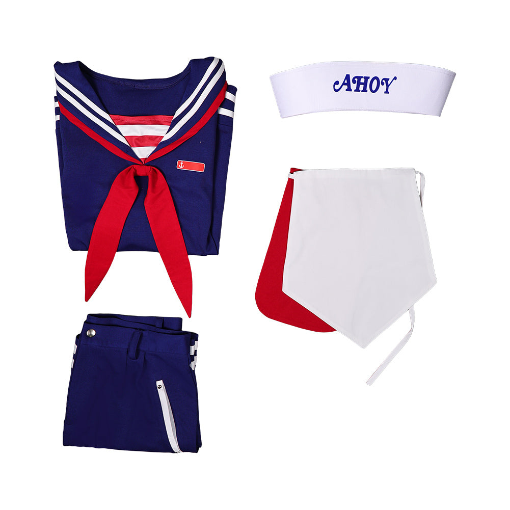 Erwachsene Stranger Things Scoops Ahoy Steve Harrington Uniform Cosplay Kostüm