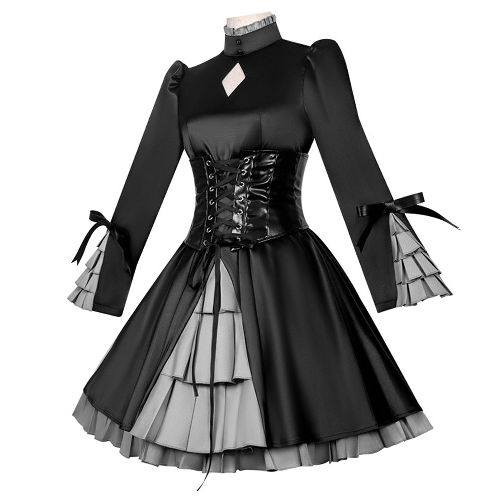 Fate/Grand Order Artoria Pendragon schwarz Kleid Cosplay Outfit