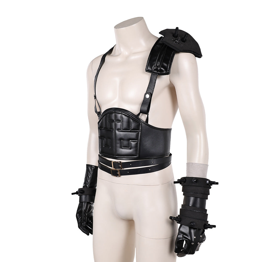 Final Fantasy Cloud Strife schwarz Gürtel Cosplay Requisite