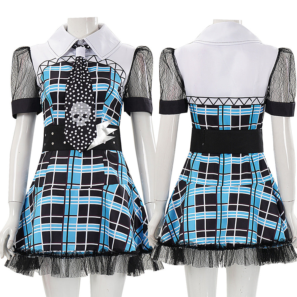 Frankie Stein Kostüm Monster High Cosplay Halloween Karneval Outfits