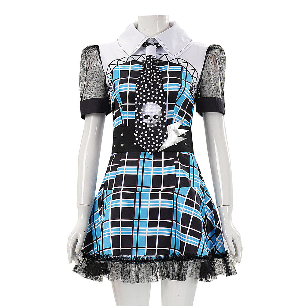 Frankie Stein Kostüm Monster High Cosplay Halloween Karneval Outfits