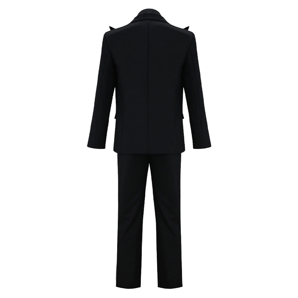 Good Omen Dämon Demon Crowley schwarz Cosplay Kostüm Set