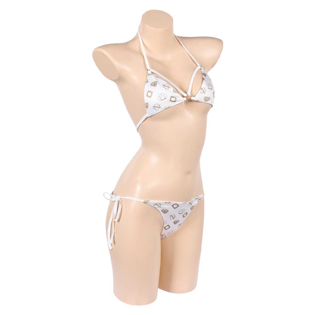 Grand Theft Auto VI Lucia Sommer Bikini 2tlg. GTA Bademode weiß Badeanzug