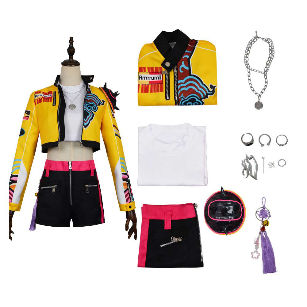 Rumi Kostüm KPop Demon Hunters HUNTRIX Rumi Cosplay Outfits