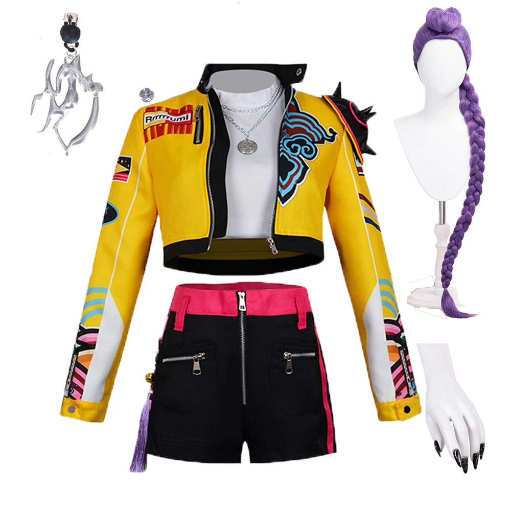 Rumi Kostüm KPop Demon Hunters HUNTRIX Rumi Cosplay Outfits