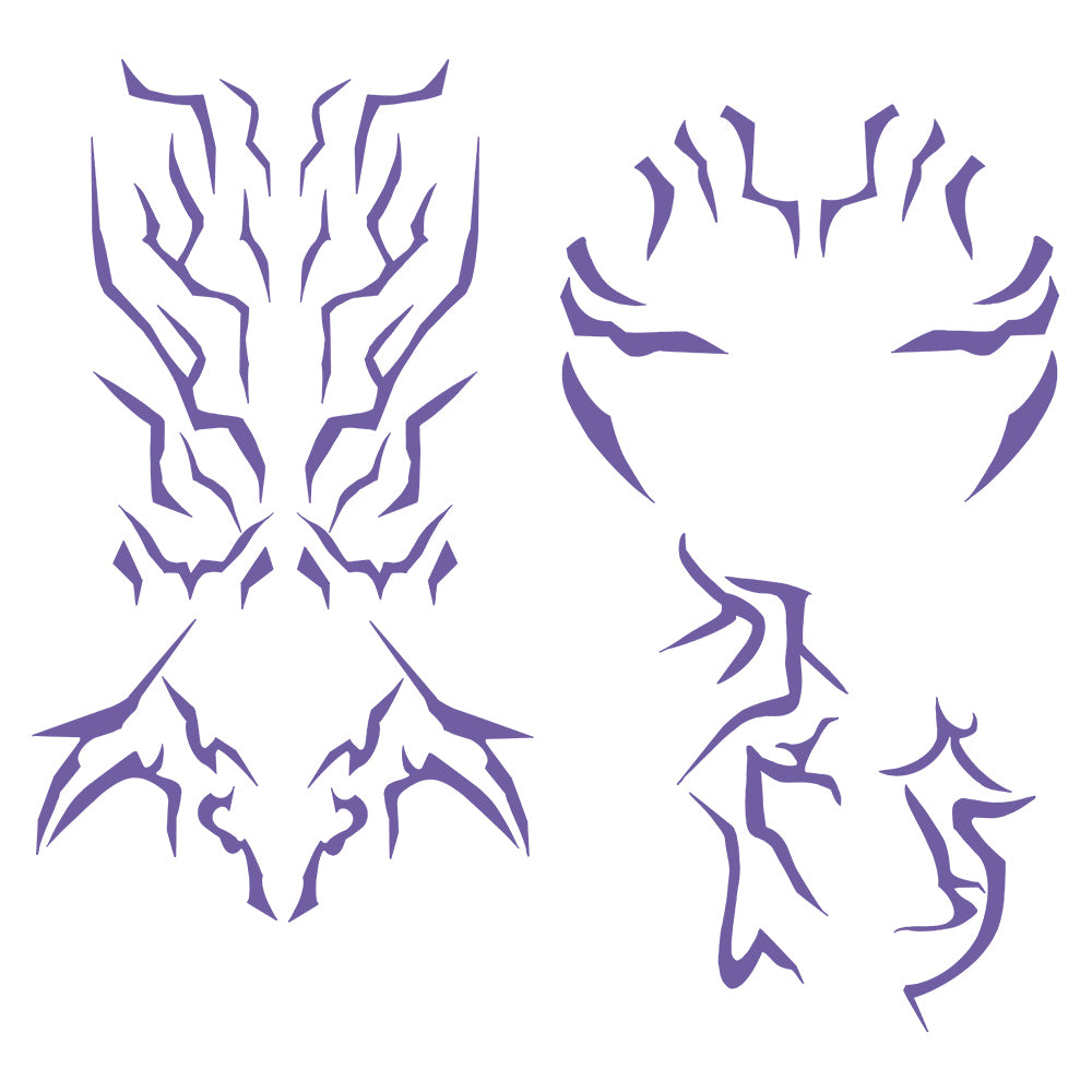KPOP Demon Hunters HUNTRIX Rumi Purple Tattoo-Sticker‌ Cosplay Requisite