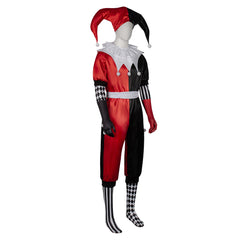 Harley Quinn rot schwarz Uniform Cosplay Kostüm
