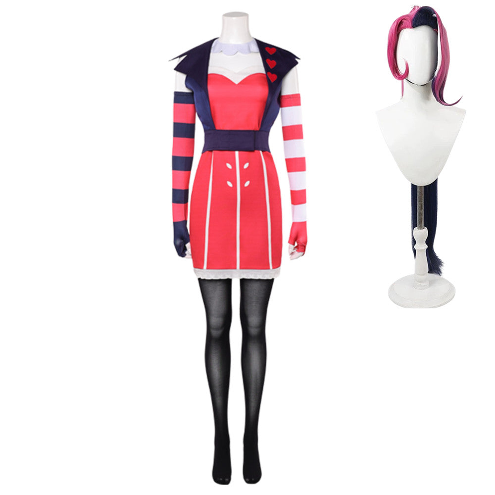 Hazbin Hotel 2025 Velvette Hellaverse Velvet Outfits Cosplay Kostüm