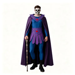 He-Man lila blau Kostüm Set Masters of the Universe Cosplay Outfit