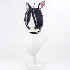Himeko Easygoing Anal Angel Perücke Chainsmoker Cat Yurufuwa Anaru Cosplay Hitzebeständige synthetische Haar
