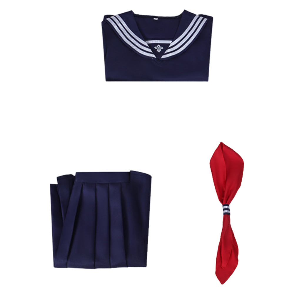 Hinako Shimizu Uniform Silent Hill F Hinako blau Kostüm Cosplay Outfits