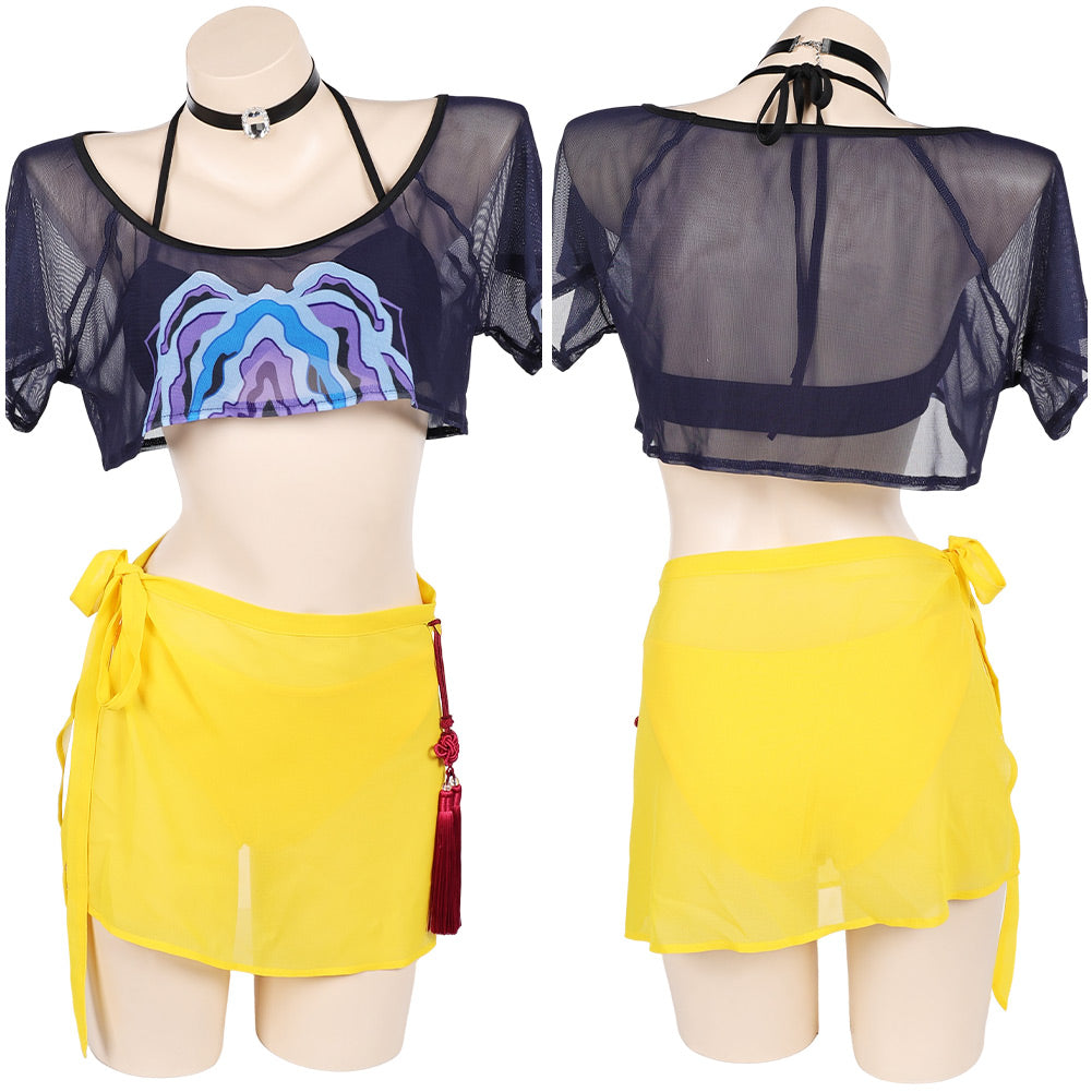 Huntrix Damen Bademode K-Pop Demon Hunters Cosplay Outfits