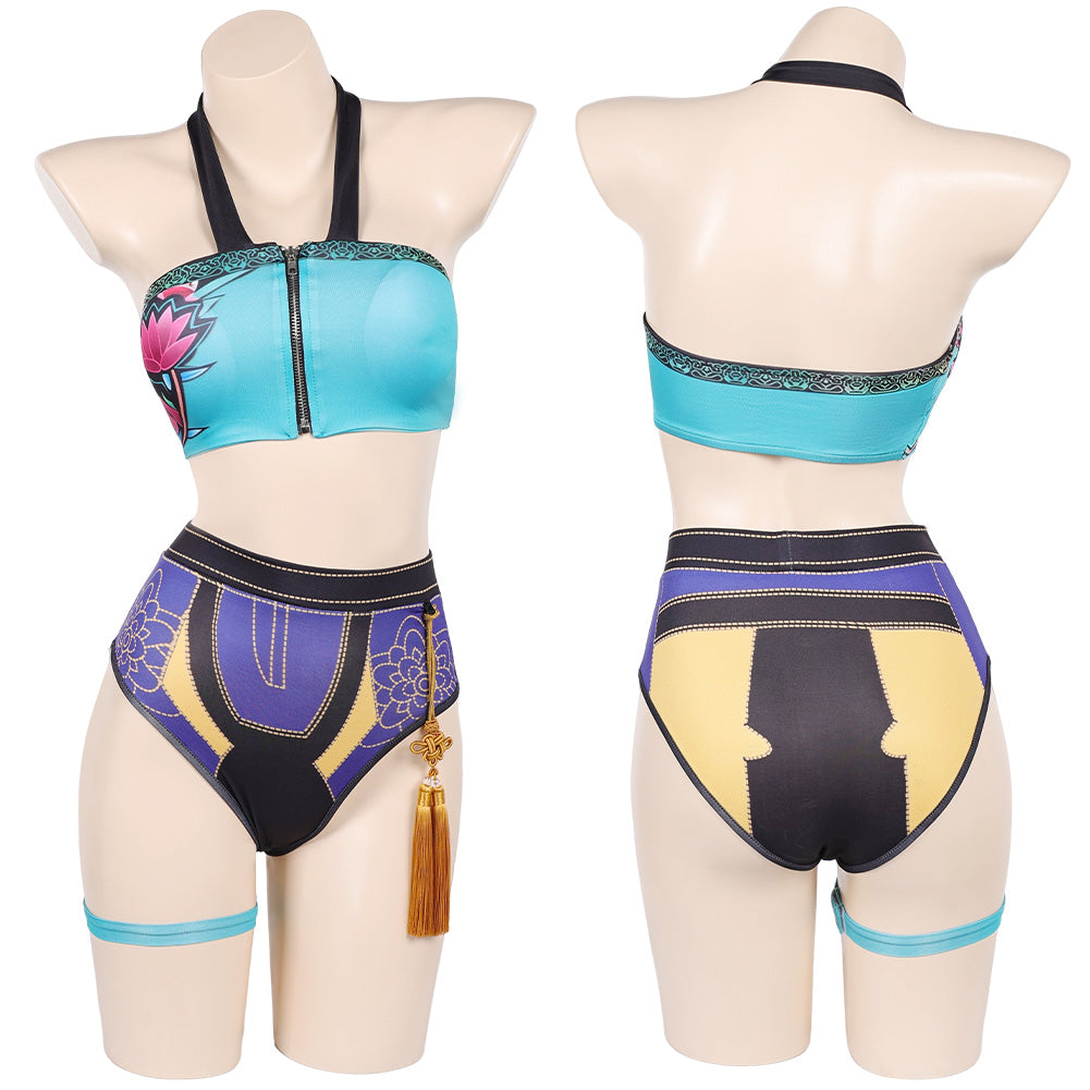 Huntrix Damen Bademode K-Pop Demon Hunters Cosplay Outfits