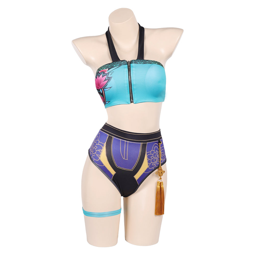 Huntrix Damen Bademode K-Pop Demon Hunters Cosplay Outfits