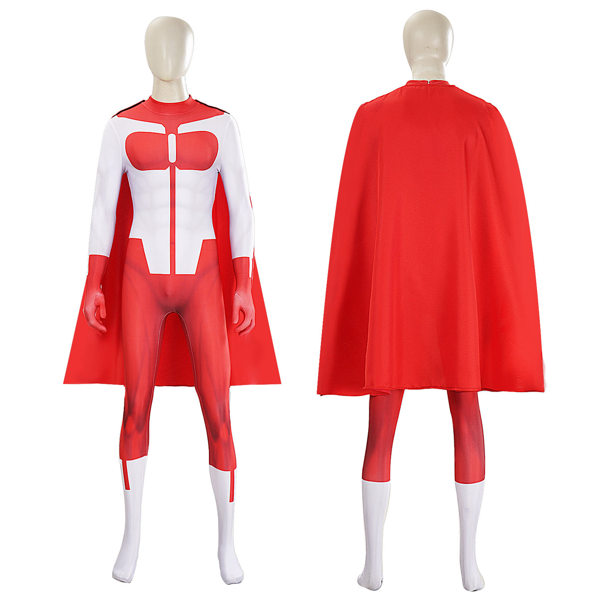 Invincible Omni-Man Nolan rot Jumpsuit Cosplay Kostüm