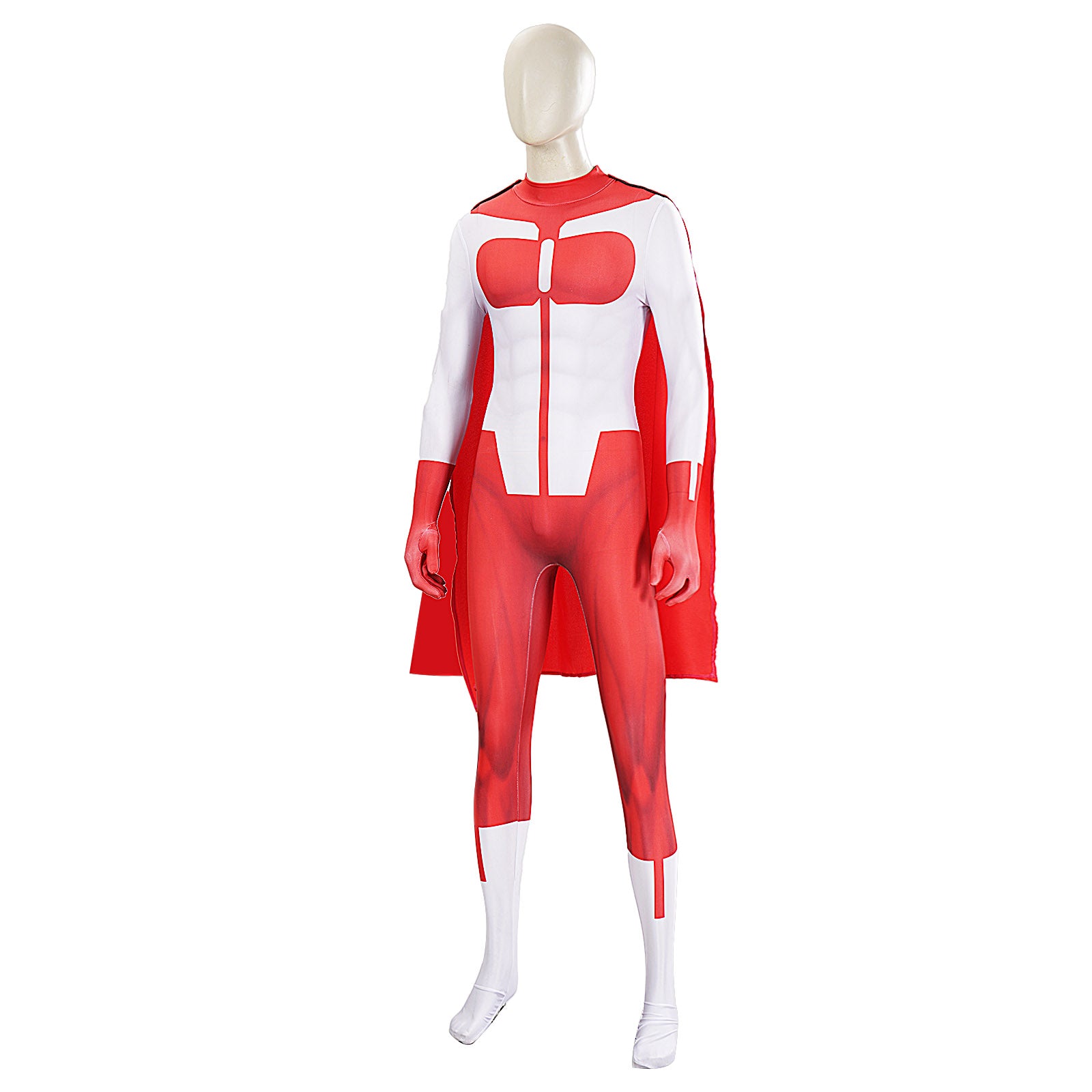 Invincible Omni-Man Nolan rot Jumpsuit Cosplay Kostüm