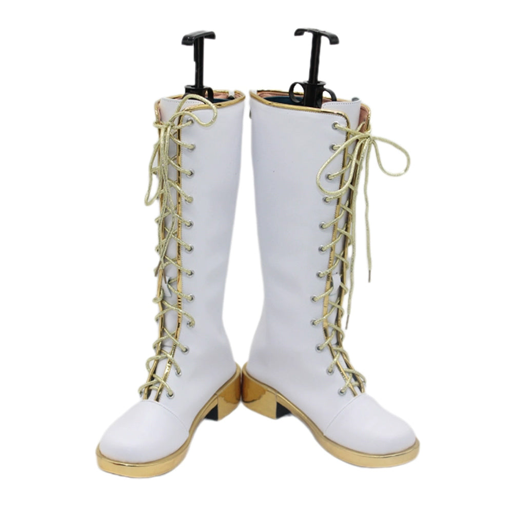KPOP Demon Hunters Golden HUNTR/X Rumi Stiefel Cosplay Schuhe