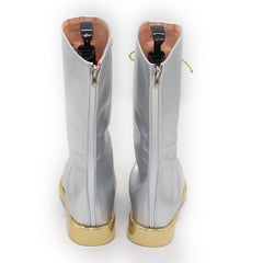KPOP Demon Hunters HUNTRIX Zoey weiß Schuhe Cosplay Stiefel
