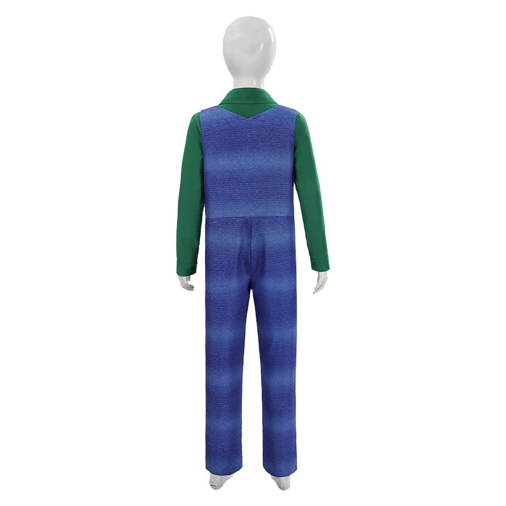 Kinder Jungen Luigi Kostüm Der Super Mario Galaxy Film Luigi Outfit