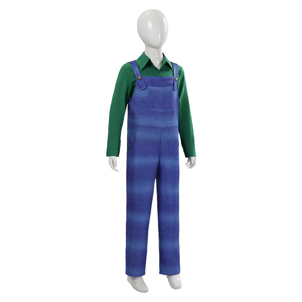 Kinder Jungen Luigi Kostüm Der Super Mario Galaxy Film Luigi Outfit