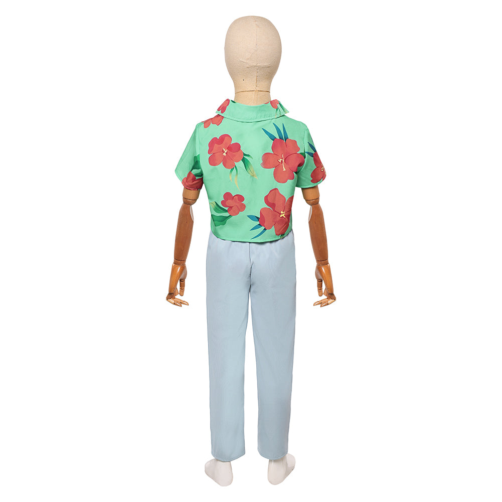 Kinder Junger Abby Saja grün Shirt K-Pop: Demon Hunters Saja Boys Abby Cosplay Outfits