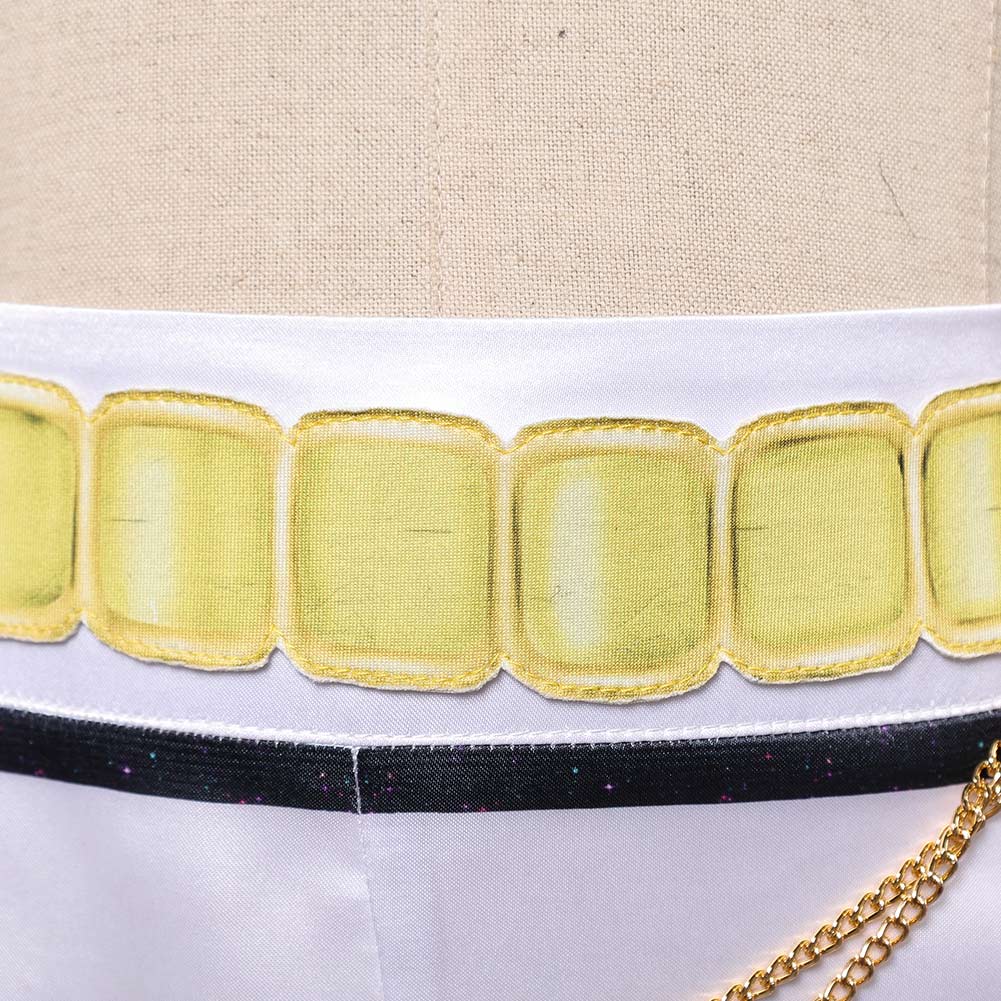 Kinder Mädchen Huntrix Rumi Gold schwarz weiß Kostüm Cosplay Outfits