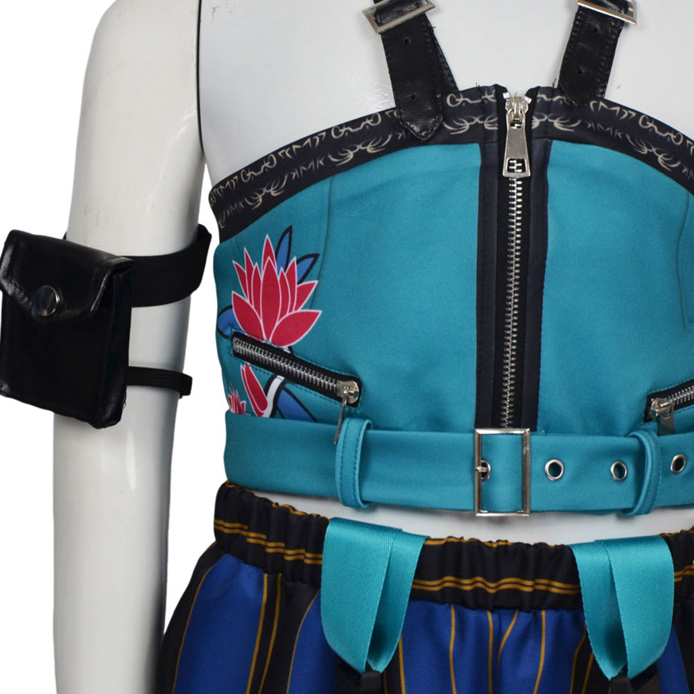 Kinder Mädchen Zoey Kostüm Kpop Demon Hunters HUNTRIX Zoey Cosplay Outfits