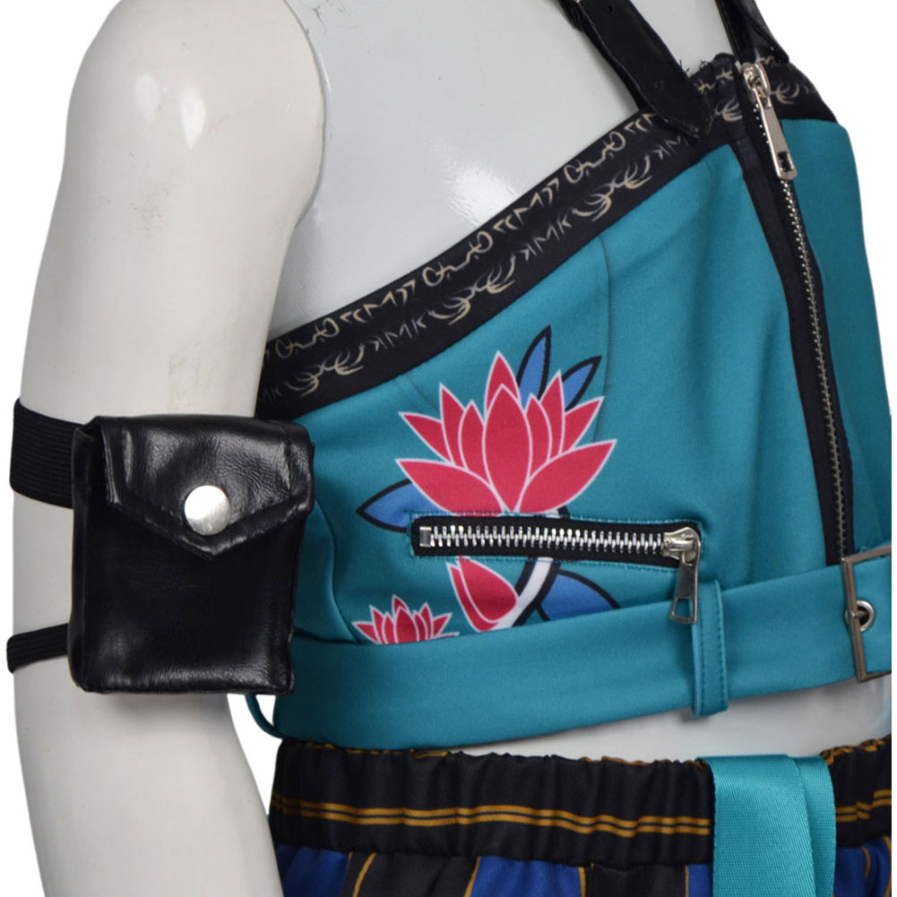 Kinder Mädchen Zoey Kostüm Kpop Demon Hunters HUNTRIX Zoey Cosplay Outfits