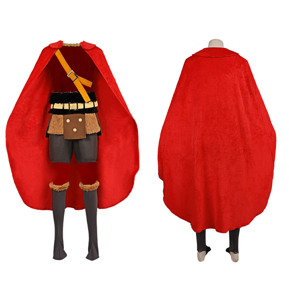 Kinder One Piece Monkey. D Luffy Cosplay Halloween Karneval Kostüm Set