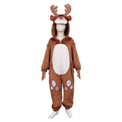 Kinder Rentier Weihnachten Kostüm Cosplay Weihnachtskostüm