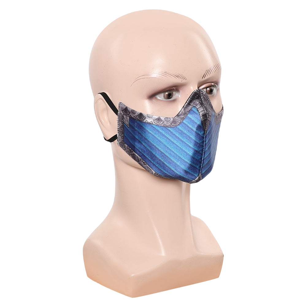 Kitana blau Maske Mortal Kombat Kitana Cosplay Requisite