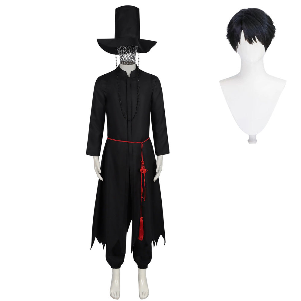 Boys Group Dämon Jinu schwarz Cosplay Kostüm Set