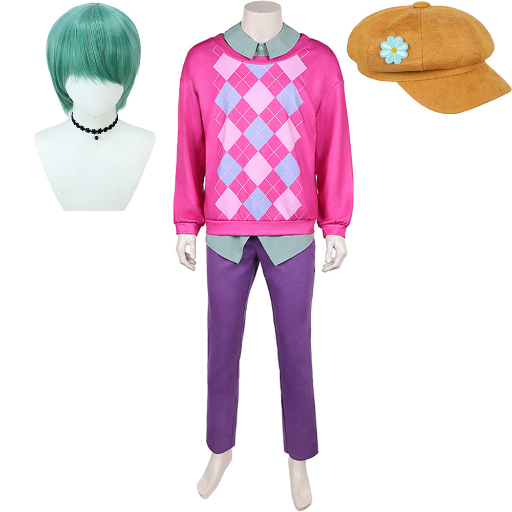 Kpop Demon Hunters Saja Boys Baby Saja rosa Cosplay Outfits