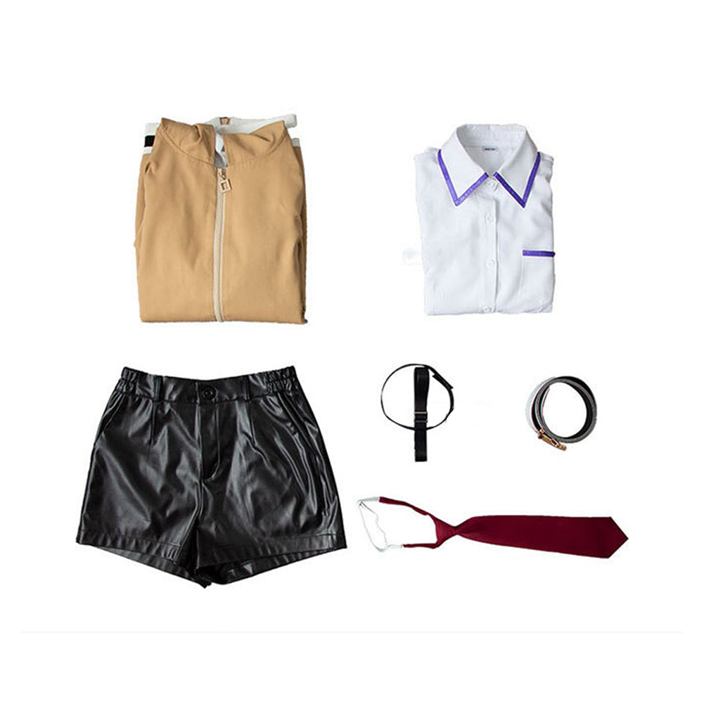Kurisu Makise Kostüm Steins Gate Kurisu Cosplay Outfit