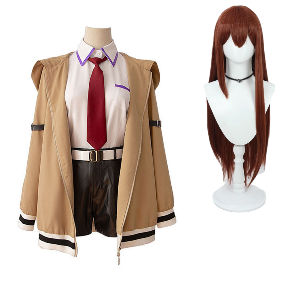 Kurisu Makise Kostüm Steins Gate Kurisu Cosplay Outfit