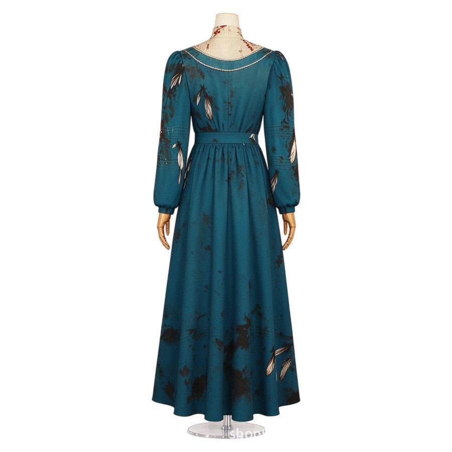 Lizzie Borden Kostüm Monster: Die Geschichte von Lizzie Borden grün Cosplay Outfit