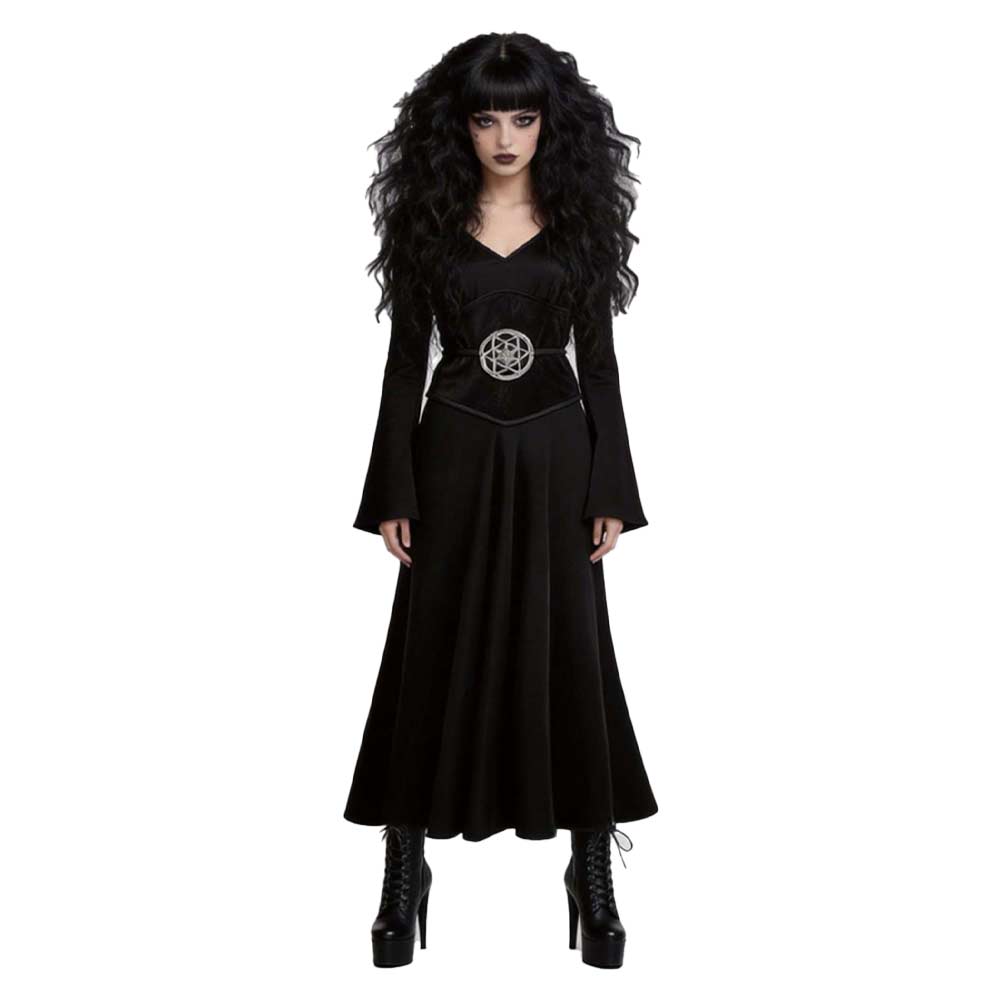 Lydia Deitz schwarz Kleid Beetlejuice Lydia Cosplay Kostüm