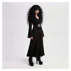 Lydia Deitz schwarz Kleid Beetlejuice Lydia Cosplay Kostüm