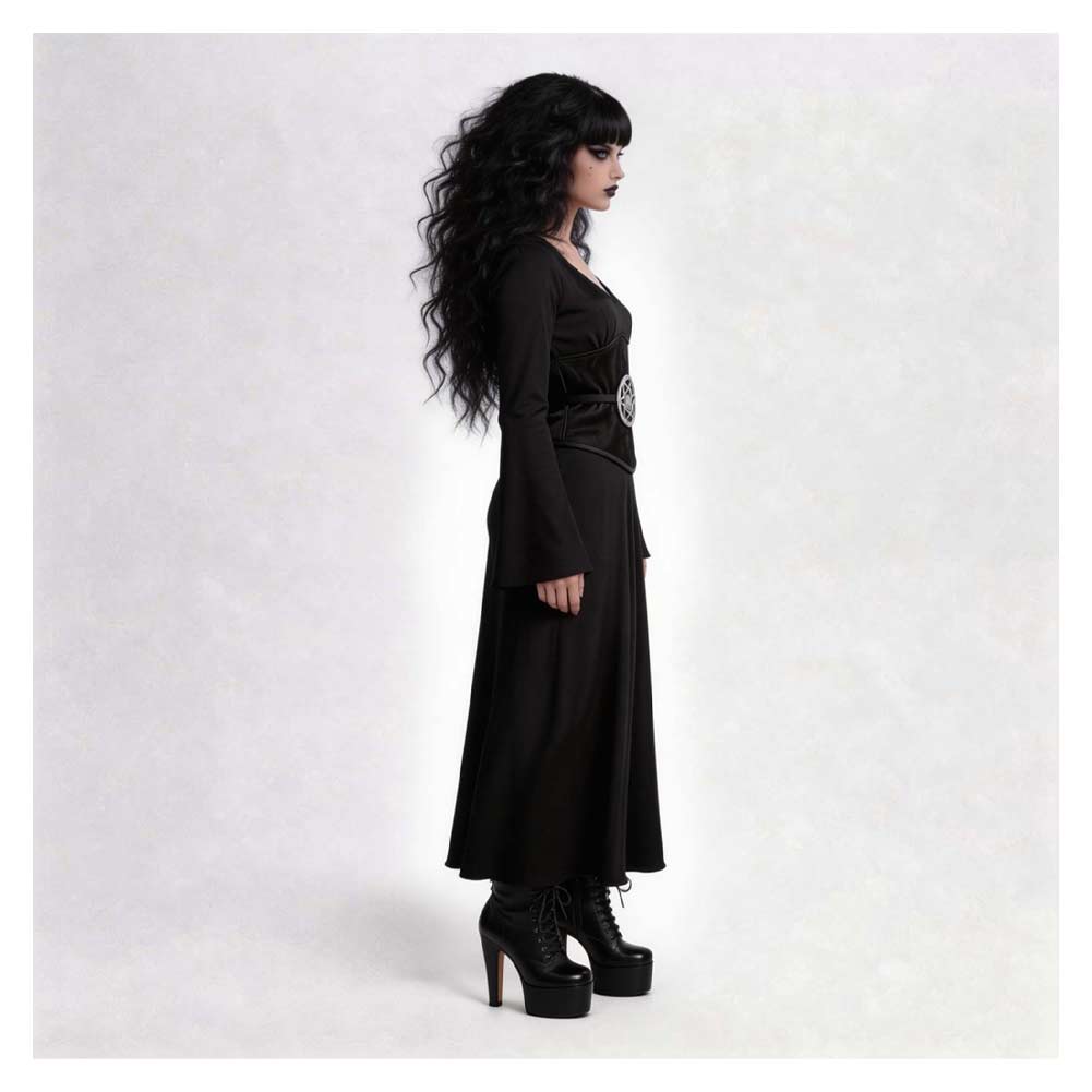 Lydia Deitz schwarz Kleid Beetlejuice Lydia Cosplay Kostüm
