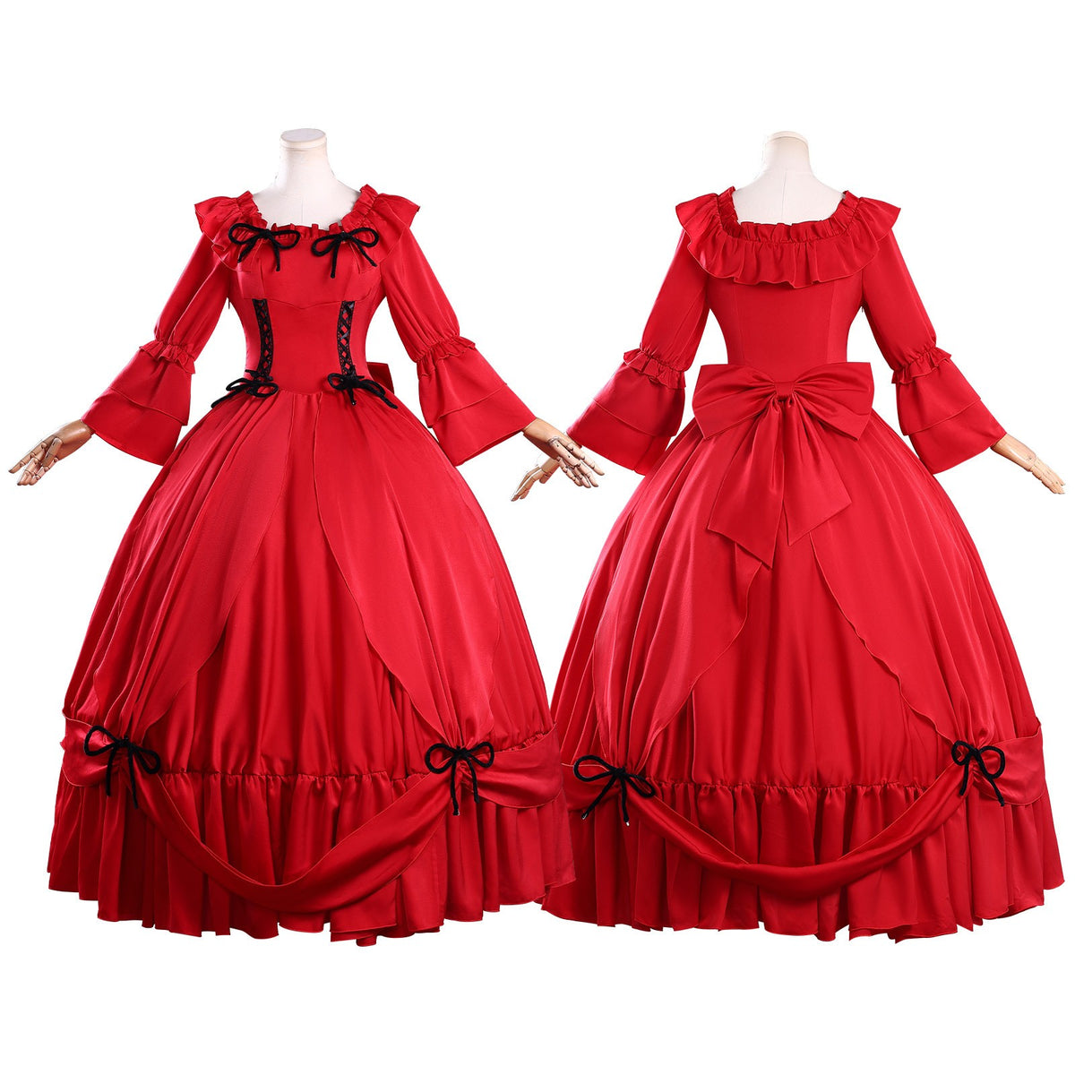 May I Ask for One Final Thing? Scarlet El Vandimion rot Kleid Cosplay Kostüm