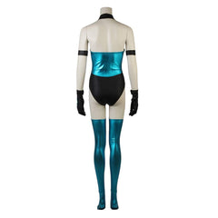 Mortal Kombat Kitana grün Jumpsuit Cosplay Kostüm