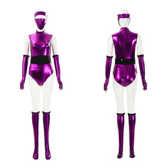 Mortal Kombat Mileena Cosplay Kostüm Set Halloween Karneval Outfits