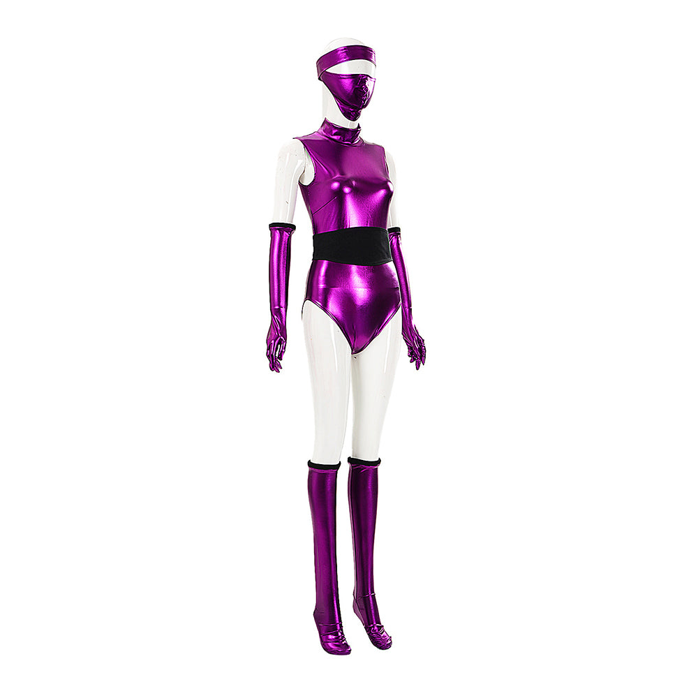 Mortal Kombat Mileena Cosplay Kostüm Set Halloween Karneval Outfits