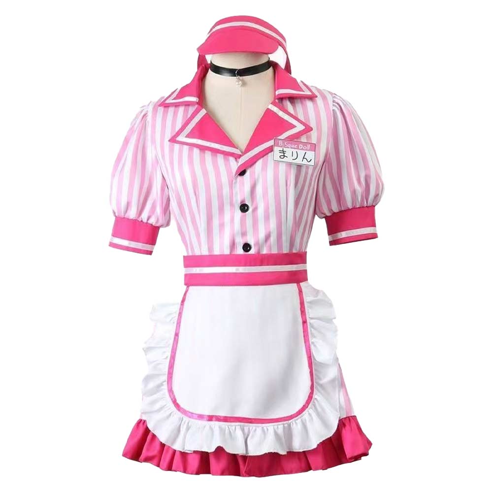 My Dress-Up Darling Kitagawa Marin rosa Kostüm Cosplay Maid Outfits