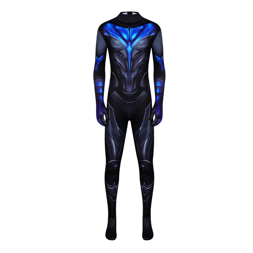 Nightwing Jumpsuit Batman Dick Grayson Cosplay Kostüm Halloween Karneval Outfits